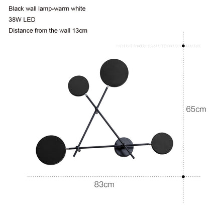 Nordic Industrial Style Triangular Living Room Modern Wrought Iron Led Wall Lamp    Home Decor Supply | Online Retail | ShoreShopper.com