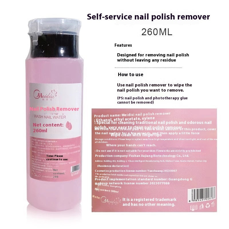 Nail Art Press Bottle Nail Remover Cleaning Solution    Home Decor Supply | Online Retail | ShoreShopper.com