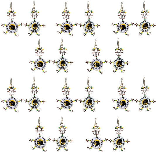 Set of 10 Dancing Tusker Dangle Earrings    Home Decor Supply | Online Retail | ShoreShopper.com