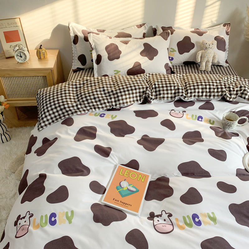 Four Piece Set Of Cute Cartoon Bed Sheets    Home Decor Supply | Online Retail | ShoreShopper.com