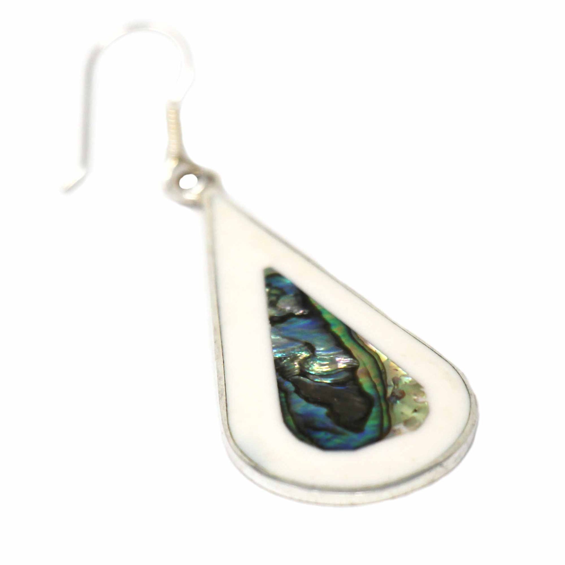 Teardrop Abalone and Mother of Pearl Drop Earrings    Home Decor Supply | Online Retail | ShoreShopper.com