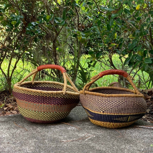 Bolga Market Basket, Large - Mixed Colors    Home Decor Supply | Online Retail | ShoreShopper.com