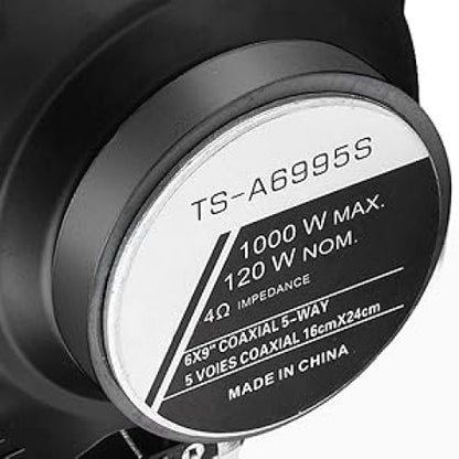 6 X 9 Coaxial Audio Speakers (Pair) 5-way 1000W Peak 4 Ohm Coaxial Tweeters Door Speakers    Home Decor Supply | Online Retail | ShoreShopper.com