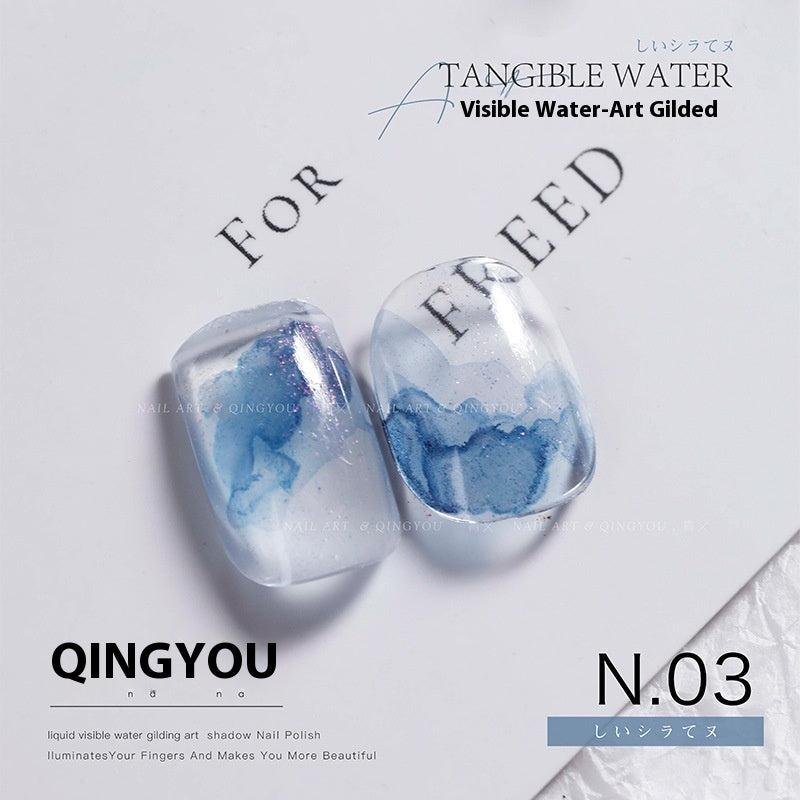 Quick-drying Nail Art Watercolor Shading Fluid Pearlescent Gradient Ink White Gilding Smoke    Home Decor Supply | Online Retail | ShoreShopper.com