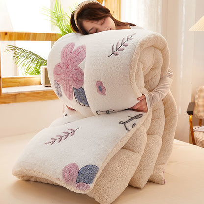 Winter Thick Quilt Dormitory Single Warm Lamb Velvet Double Quilt Core    Home Decor Supply | Online Retail | ShoreShopper.com