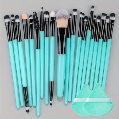 20Pcs Makeup Brush Set Eyeliner Brush Blending Brush Makeup Brushes for Cheeks Eye Cosmetic Foundation Brush Make Up Brushes Set - ShoreCo.Shop