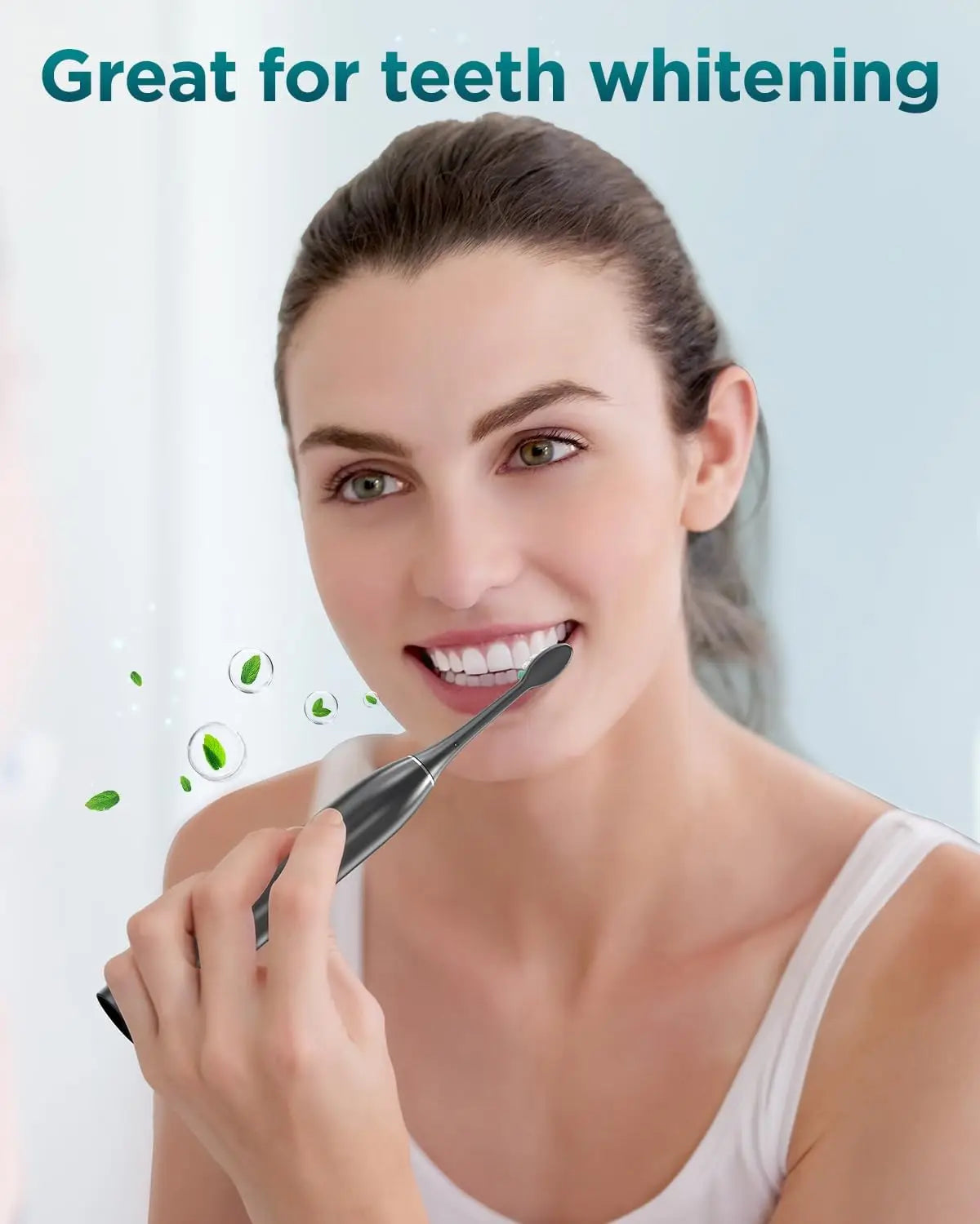 Rtauys S5 Upgraded Sonic Electric Toothbrush for Adults and Kids Ages 12+ with 8 Brush Heads, IPX7 Travel Toothbrush with Case, - ShoreCo.Shop
