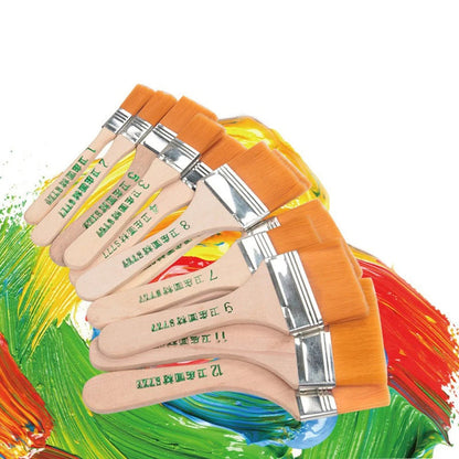 12pcs/set Memory Nylon Paint Brushes Set for Acrylic Oil Drawing Watercolor Wooden Painting Brush Tools Art Supplies    Home Decor Supply | Online Retail | ShoreShopper.com