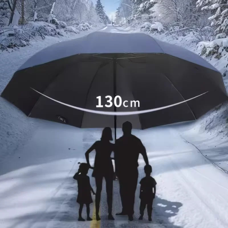 130cm extra-large folding umbrella suitable for both sunny and rainy days and is windproof, waterproof comprehensive protection.    Your Coastal Marketplace | Shoreshopper.com