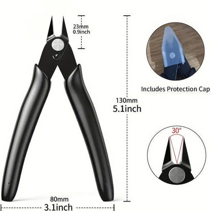 1/2 Piece Carbon Steel Wire Cutter, Black, Non Foldable, Suitable for Craft Wire Cutters, A Must-have Item for Families    Home Decor Supply | Online Retail | ShoreShopper.com