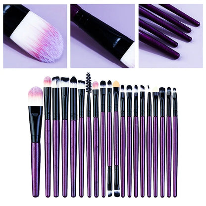 20Pcs Makeup Brush Set Eyeliner Brush Blending Brush Makeup Brushes for Cheeks Eye Cosmetic Foundation Brush Make Up Brushes Set - ShoreCo.Shop