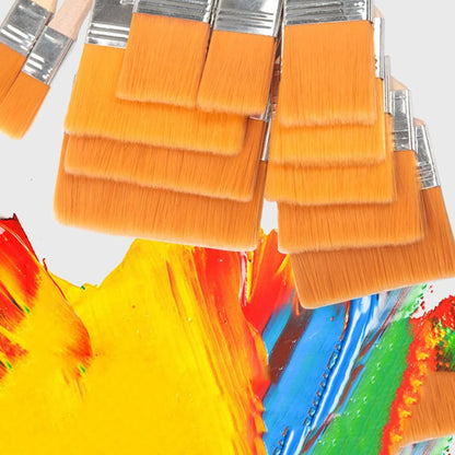 12pcs/set Memory Nylon Paint Brushes Set for Acrylic Oil Drawing Watercolor Wooden Painting Brush Tools Art Supplies    Home Decor Supply | Online Retail | ShoreShopper.com
