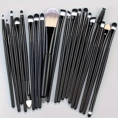 20Pcs Makeup Brush Set Eyeliner Brush Blending Brush Makeup Brushes for Cheeks Eye Cosmetic Foundation Brush Make Up Brushes Set - ShoreCo.Shop