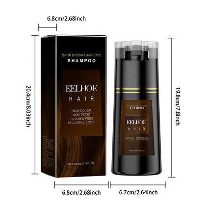 EELHOE Multi Color Hair Dyeing Shampoo Natural Non-irritating Nourish Scalp Easy Coloring Lasting Effect Smoothing Hair Dyeing - ShoreCo.Shop
