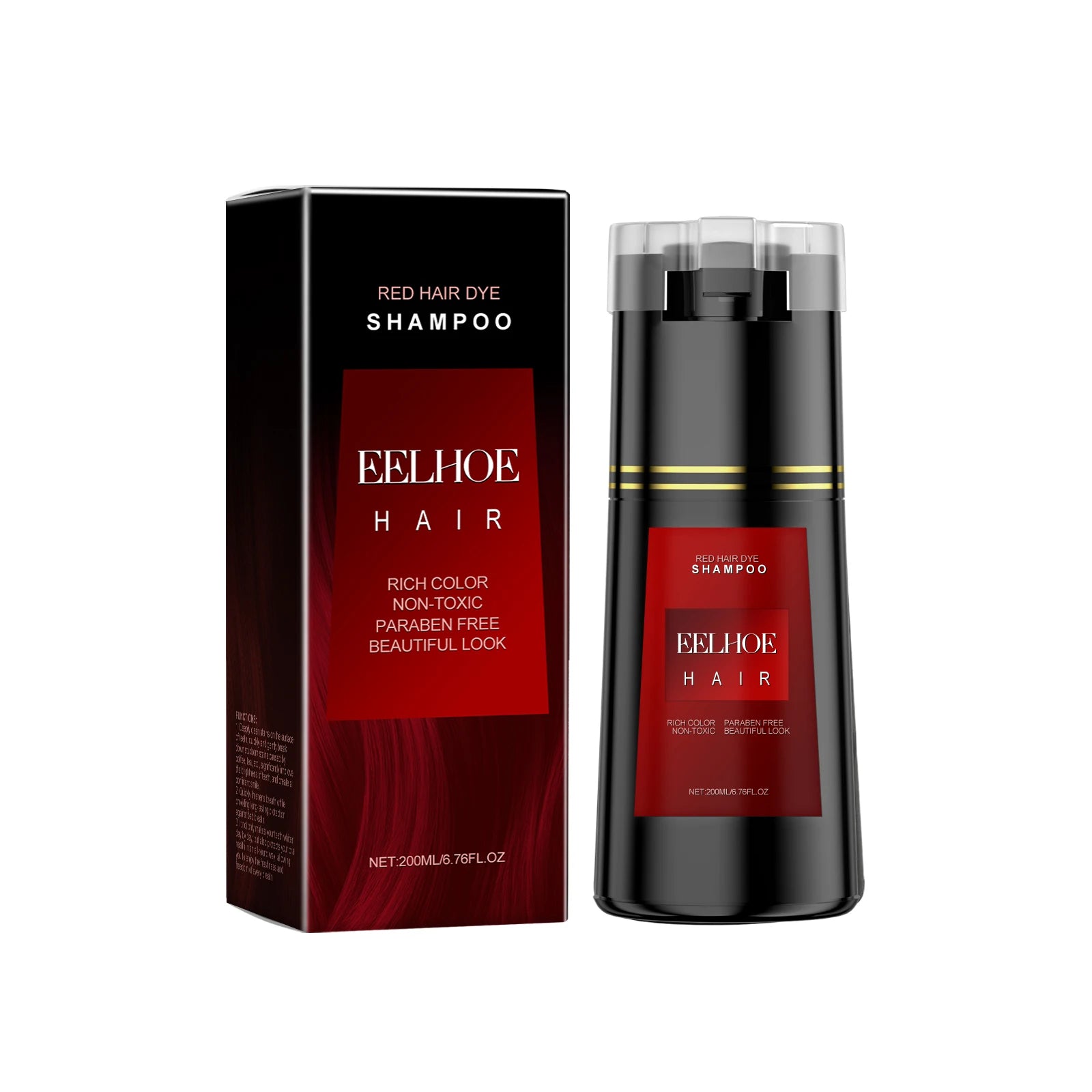 EELHOE Multi Color Hair Dyeing Shampoo Natural Non-irritating Nourish Scalp Easy Coloring Lasting Effect Smoothing Hair Dyeing - ShoreCo.Shop