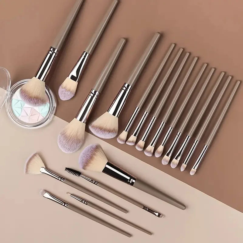 3-20Pcs Premium Makeup Brushes Set Soft Fluffy Beauty Cosmetic Foundation Makeup Brush Eyeshadow Blush Kabuki Make Up Tools - ShoreCo.Shop