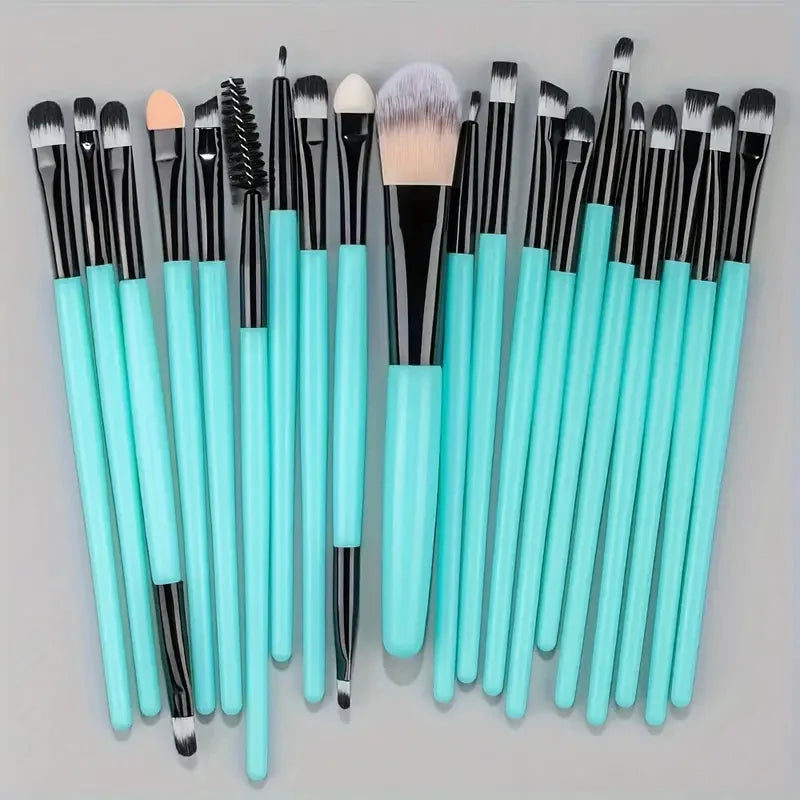 20Pcs Makeup Brush Set Eyeliner Brush Blending Brush Makeup Brushes for Cheeks Eye Cosmetic Foundation Brush Make Up Brushes Set - ShoreCo.Shop