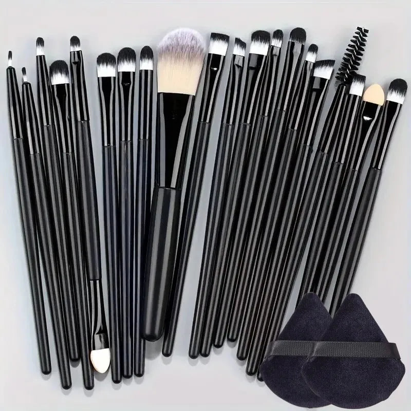 20Pcs Makeup Brush Set Eyeliner Brush Blending Brush Makeup Brushes for Cheeks Eye Cosmetic Foundation Brush Make Up Brushes Set - ShoreCo.Shop