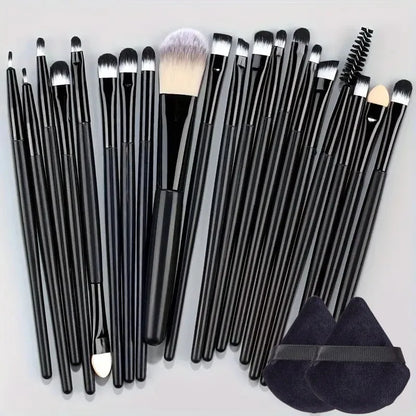 20Pcs Makeup Brush Set Eyeliner Brush Blending Brush Makeup Brushes for Cheeks Eye Cosmetic Foundation Brush Make Up Brushes Set - ShoreCo.Shop