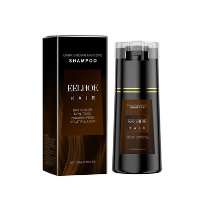EELHOE Multi Color Hair Dyeing Shampoo Natural Non-irritating Nourish Scalp Easy Coloring Lasting Effect Smoothing Hair Dyeing - ShoreCo.Shop