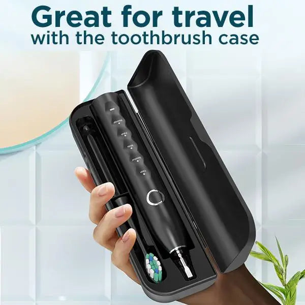 Rtauys S5 Upgraded Sonic Electric Toothbrush for Adults and Kids Ages 12+ with 8 Brush Heads, IPX7 Travel Toothbrush with Case, - ShoreCo.Shop