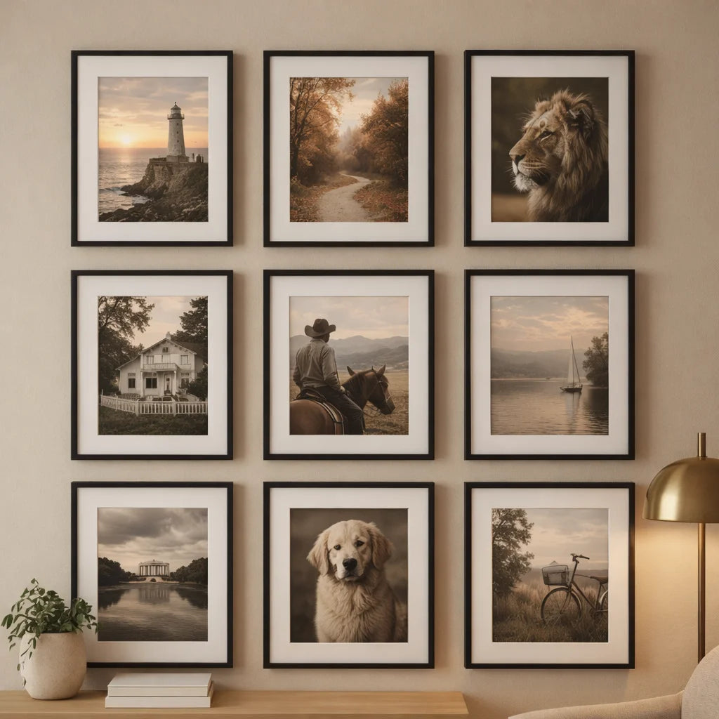 3pcs 30x40 50x70cm Picture Frames Aluminum Modern Photo Frame Black With Mat For Wall Art Mounting Canvas Print Home Decor    Home Decor Supply | Online Retail | ShoreShopper.com