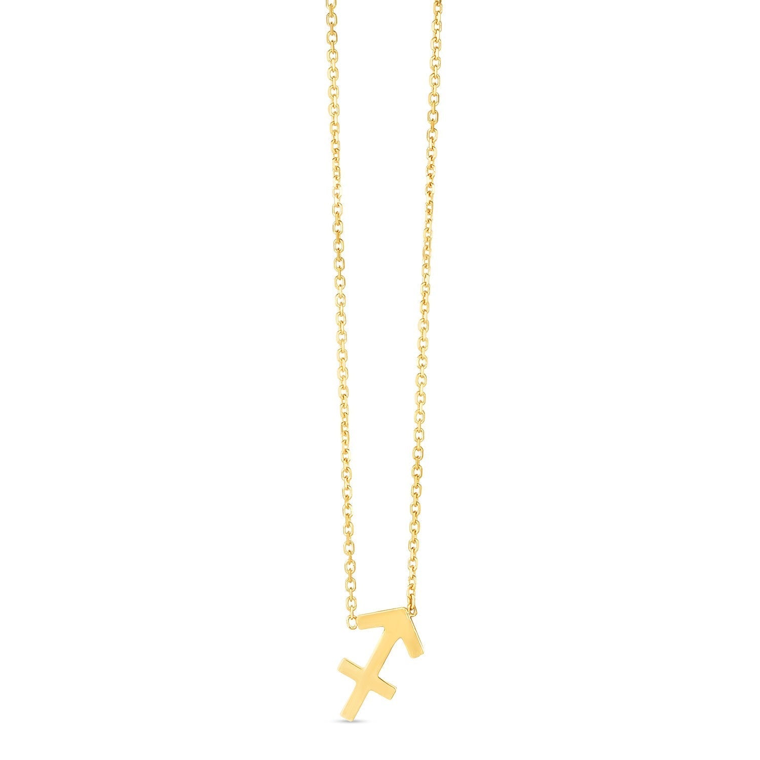 14K Yellow Gold Sagittarius Necklace    Home Decor Supply | Online Retail | ShoreShopper.com