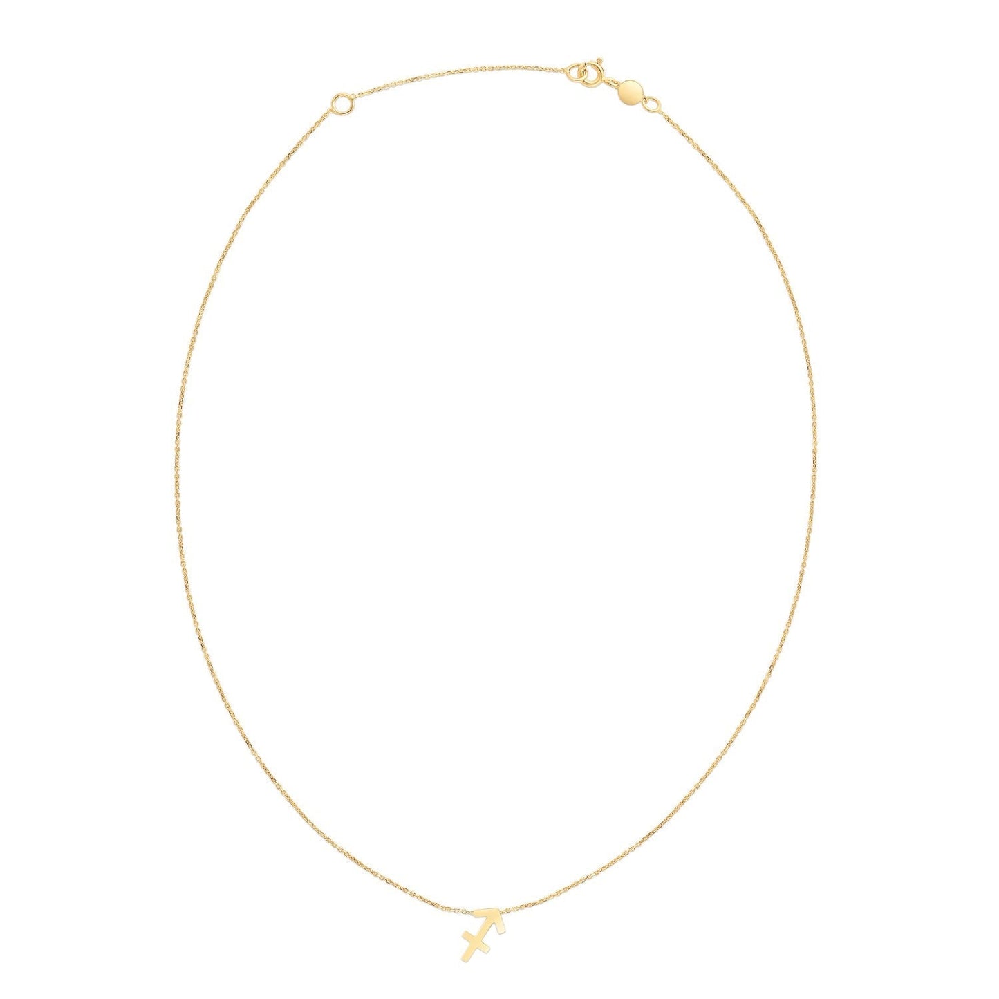 14K Yellow Gold Sagittarius Necklace    Home Decor Supply | Online Retail | ShoreShopper.com
