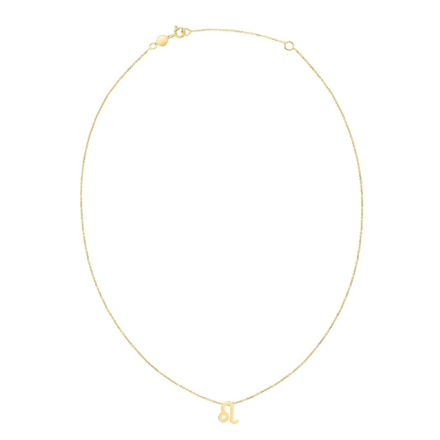 14K Yellow Gold Leo Necklace    Home Decor Supply | Online Retail | ShoreShopper.com