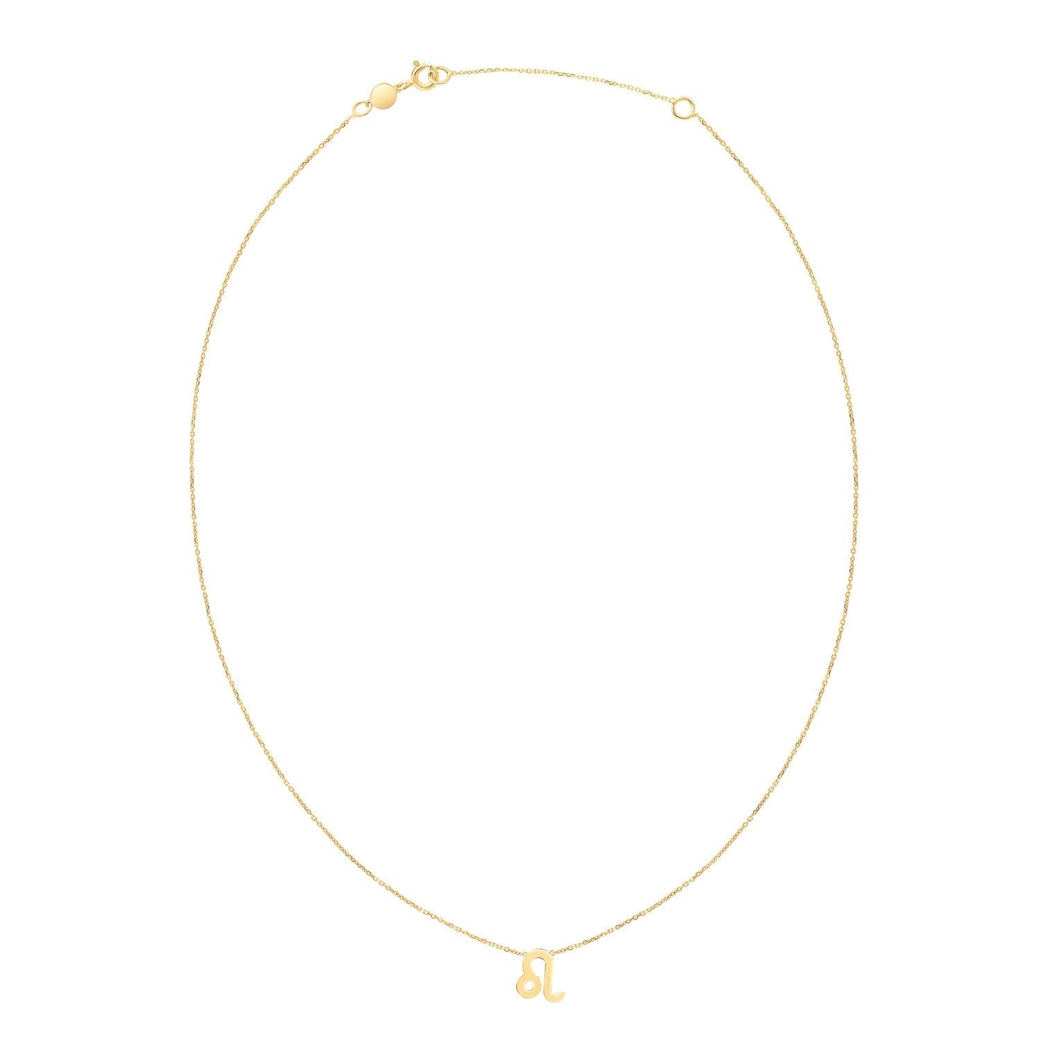14K Yellow Gold Leo Necklace    Home Decor Supply | Online Retail | ShoreShopper.com