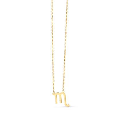14K Yellow Gold Scorpio Necklace    Home Decor Supply | Online Retail | ShoreShopper.com
