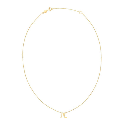 14K Yellow Gold Scorpio Necklace    Home Decor Supply | Online Retail | ShoreShopper.com