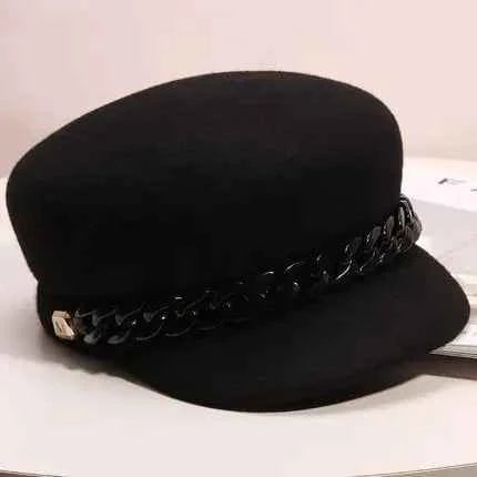 High-End Retro Women's Wool Hats