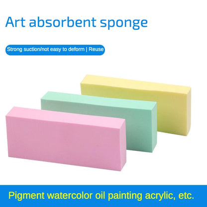 1 pcs Art supplies gouache watercolor sponge absorbent sponge brush Strong water absorption pigment sponge Color random send    Home Decor Supply | Online Retail | ShoreShopper.com