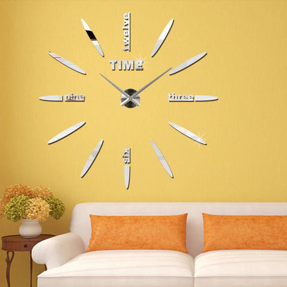 3D Wall Clock Modern Design DIY Acrylic Mirror Sticker Quartz Needle Big Europe Horloge Home Decoration Living Room Watch Clocks    Home Decor Supply | Online Retail | ShoreShopper.com