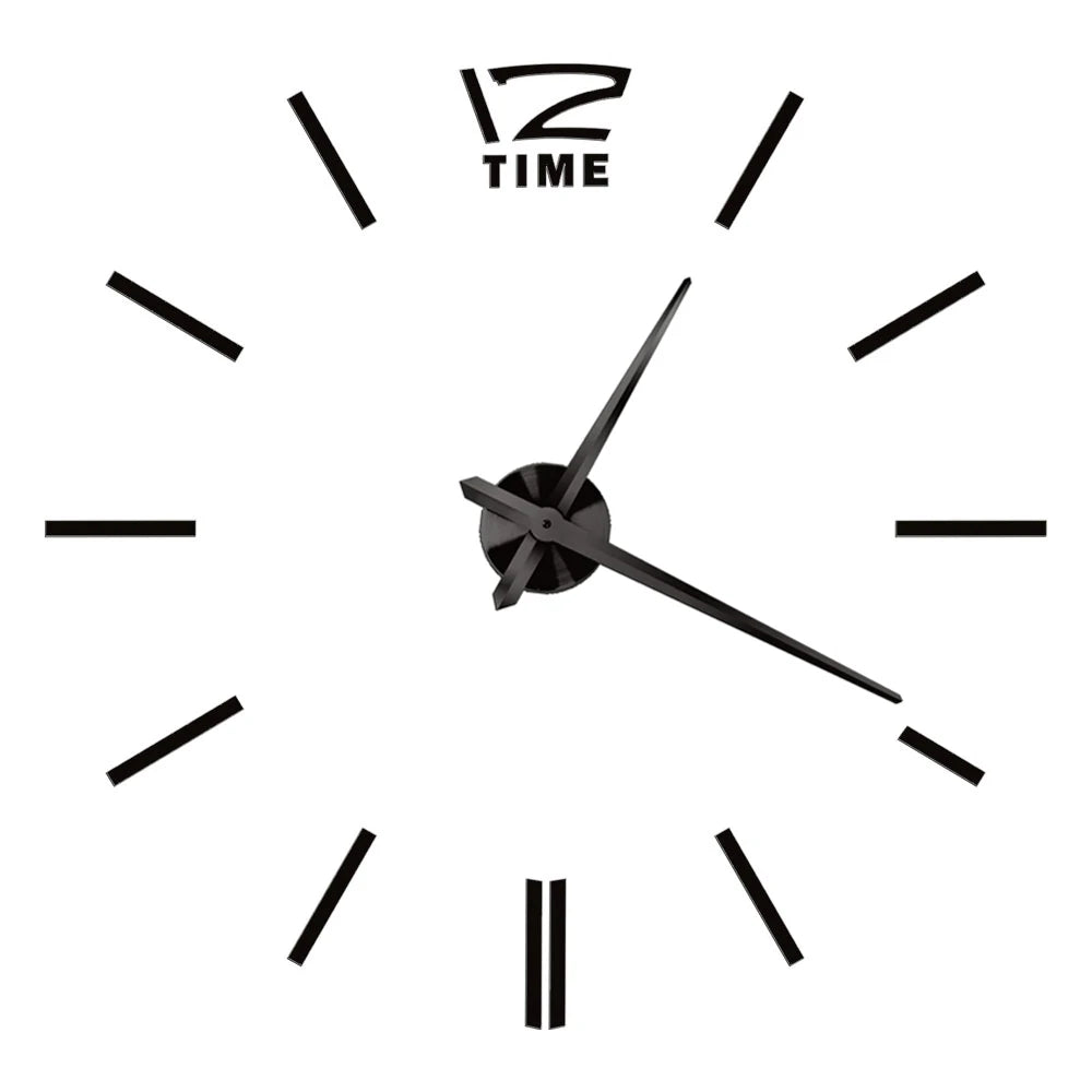 2D/3D Large Roman Numeral Acrylic Mirror Wall Clock Sticker Fashion DIY Quartz Clocks Watch Home Decoration Living Room Stickers    Home Decor Supply | Online Retail | ShoreShopper.com