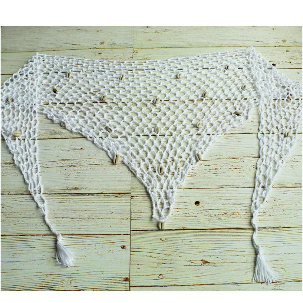 Women Beach Weave Hand Crochet Wrap Shawls Sexy Bikini Cover Up Sunscreen Nets Skirt Mesh Tunic Pareo Beachwear hot    Your Coastal Marketplace | Shoreshopper.com