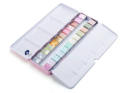 Original Paul Rubens 12/24/48 Pearlescent Watercolor Paint Set Portable Pink Box with Palette Flash Watercolor Paint    Home Decor Supply | Online Retail | ShoreShopper.com