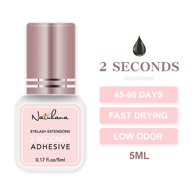 Professional 5ml 0.3S 0.5S 1S 2S 3S Eyelash Glue Fast Drying Strong False Eye Lash Extension Glue Adhesive - ShoreCo.Shop