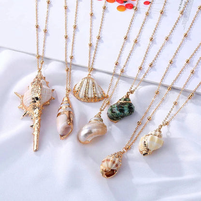 Hot Selling Various Styles of Women Natural Shell Necklace Summer Beach Jewelry Shopify Dropshipping Boho Necklaces    Home Decor Supply | Online Retail | ShoreShopper.com