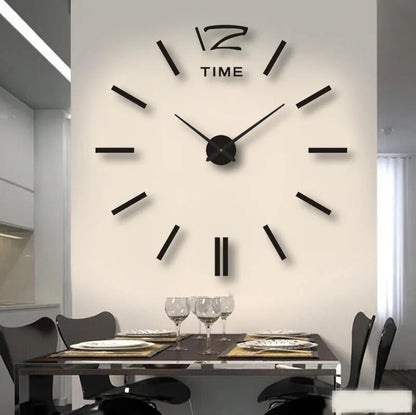 2D/3D Large Roman Numeral Acrylic Mirror Wall Clock Sticker Fashion DIY Quartz Clocks Watch Home Decoration Living Room Stickers    Home Decor Supply | Online Retail | ShoreShopper.com