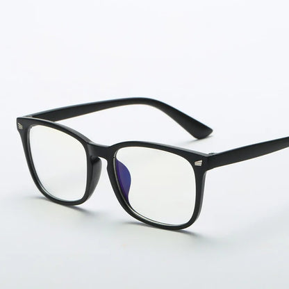 Fashion unisex Square glasses plain glasses full frame glasses for men and women radiation protection Optical glasses - ShoreCo.Shop