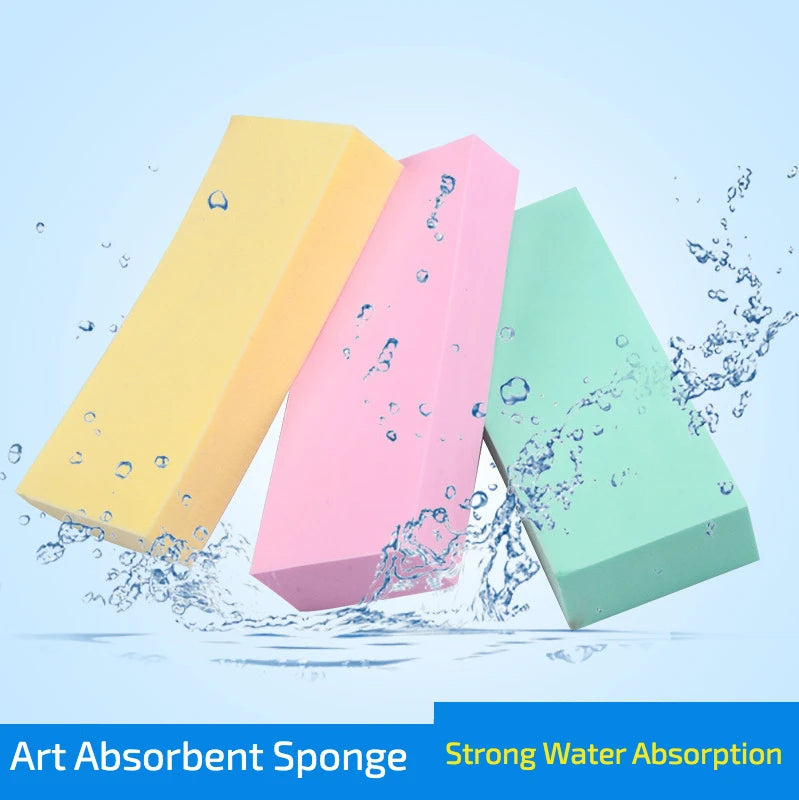 1 pcs Art supplies gouache watercolor sponge absorbent sponge brush Strong water absorption pigment sponge Color random send    Home Decor Supply | Online Retail | ShoreShopper.com