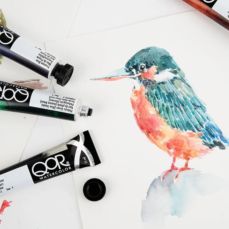 US QOR Artistic Watercolor Paints Set Tin box Pigment Solid Paint Set Palette High Concentration for Artist Painting Drawing    Home Decor Supply | Online Retail | ShoreShopper.com