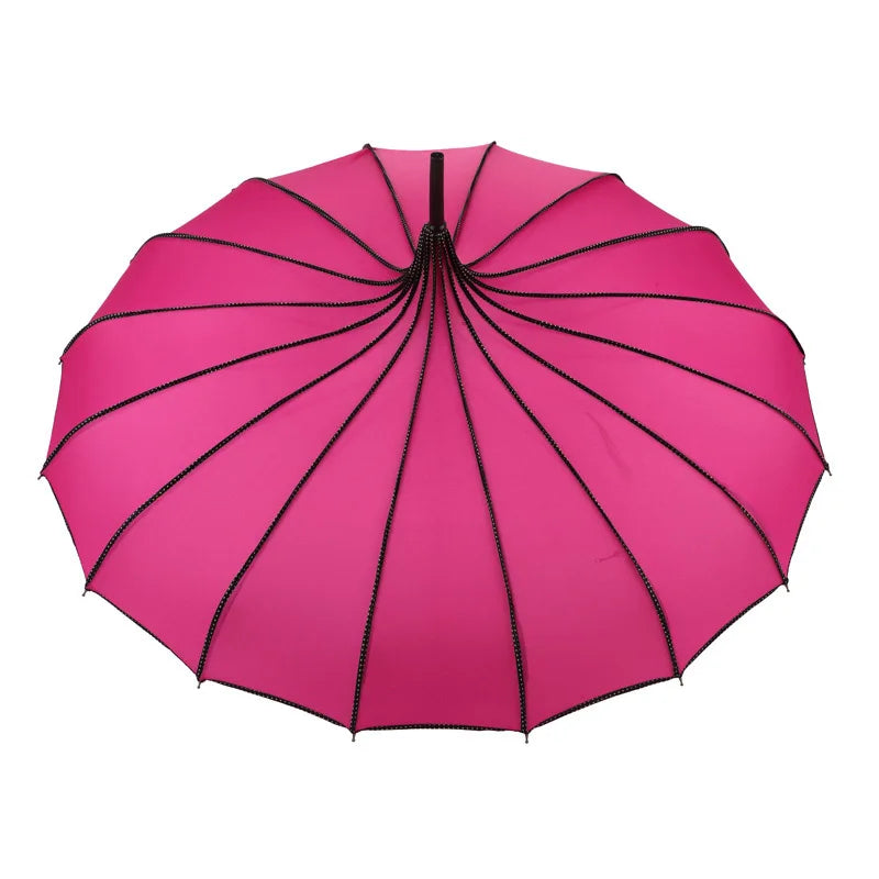 Windproof Folding Umbrella, UV Protective, Travel Umbrella, Wedding Party Fashion, Vintage Pagoda Umbrella    Your Coastal Marketplace | Shoreshopper.com