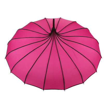 Windproof Folding Umbrella, UV Protective, Travel Umbrella, Wedding Party Fashion, Vintage Pagoda Umbrella    Your Coastal Marketplace | Shoreshopper.com