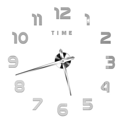 2D/3D Large Roman Numeral Acrylic Mirror Wall Clock Sticker Fashion DIY Quartz Clocks Watch Home Decoration Living Room Stickers    Home Decor Supply | Online Retail | ShoreShopper.com