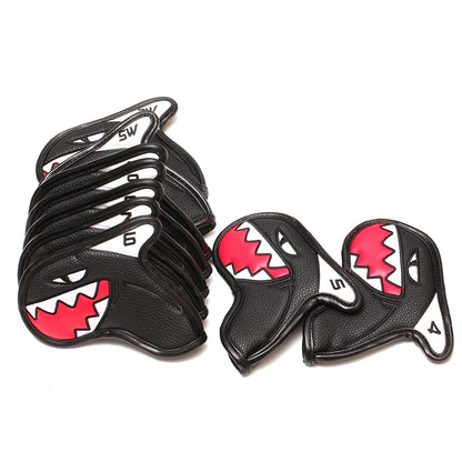 New 9pcs / Set Cool Golf Irons Headcovers  #4-9PAS Golf Iron Set Head Covers  for Man Women - ShoreCo.Shop