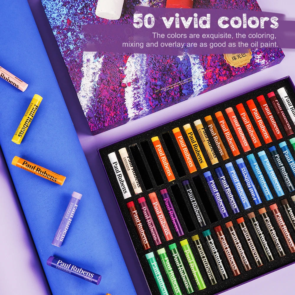 Paul Rubens Oil Pastels Professional Soft Oil Pastels for Artists, Beginners, Students, Kids Art Supplies    Home Decor Supply | Online Retail | ShoreShopper.com