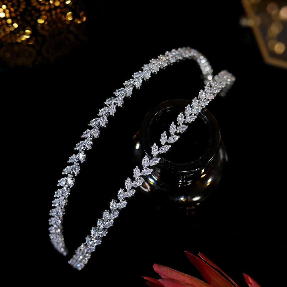 ASNORA New CZ Soft Headwear Headband Wedding Bridal Headwear Dress Headwear Tiaras Party Prom Headband Hair Accessories A01034    Your Coastal Marketplace | Shoreshopper.com